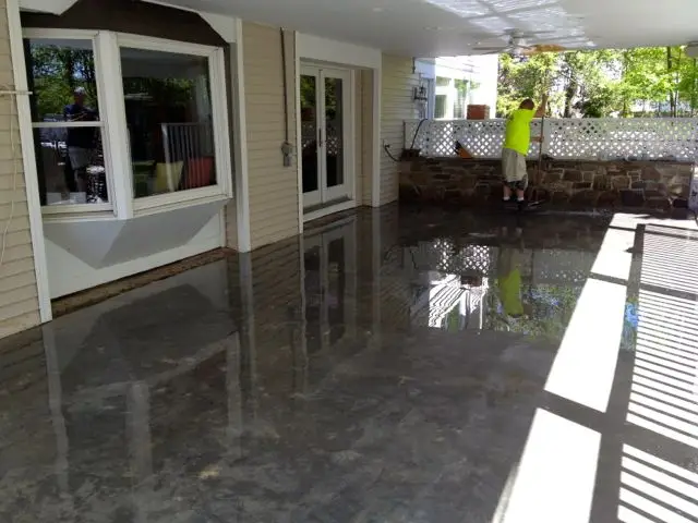 exterior patio job in ridgefield