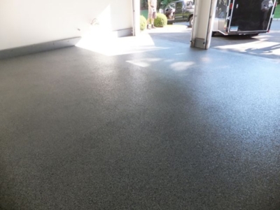 garage floor in stamford