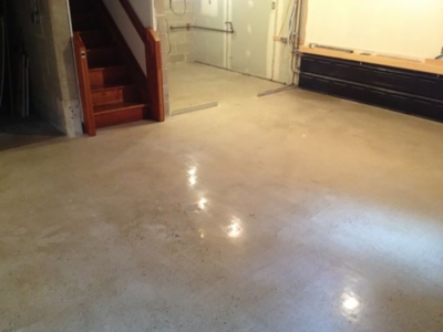 polished concrete basement floor ridgefield