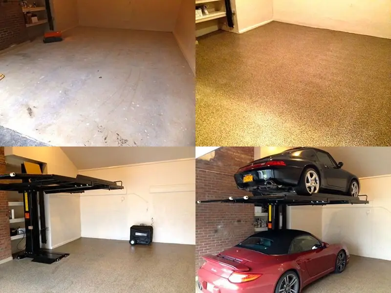 garden city epoxy garage floor process