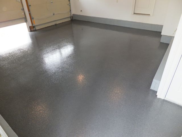 epoxy flake garage floor