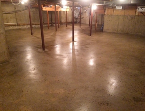 Polished Concrete Basement Floor – Rye Brook