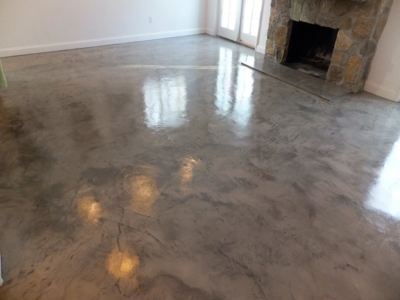 venetian plaster style floor