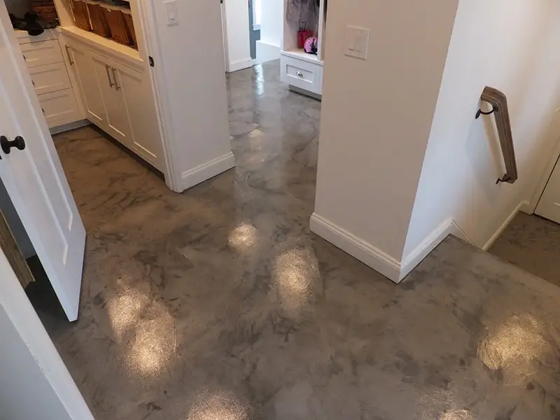 venetian plaster style floor