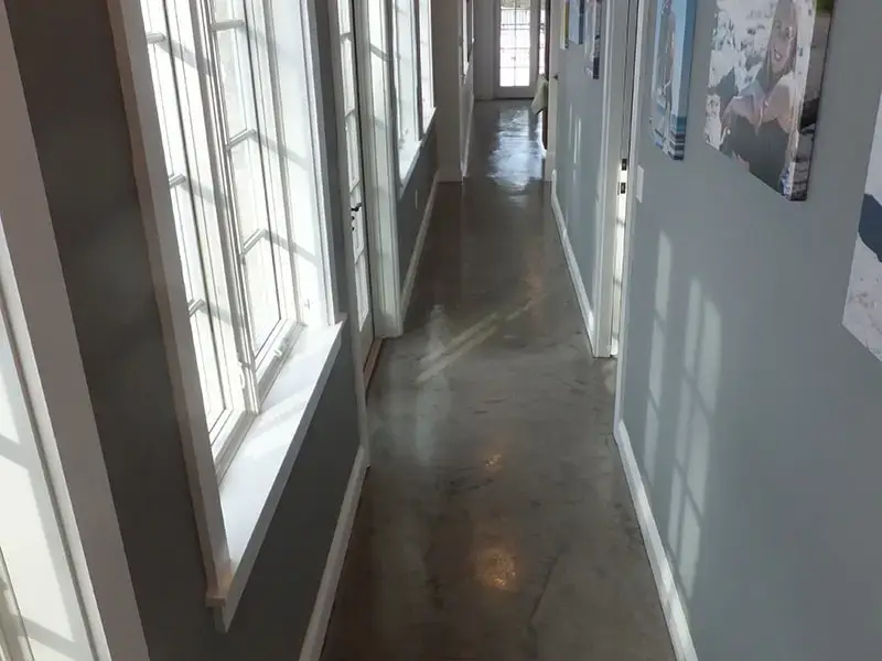 venetian plaster style floor