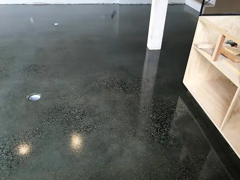 polished concrete floor newtown
