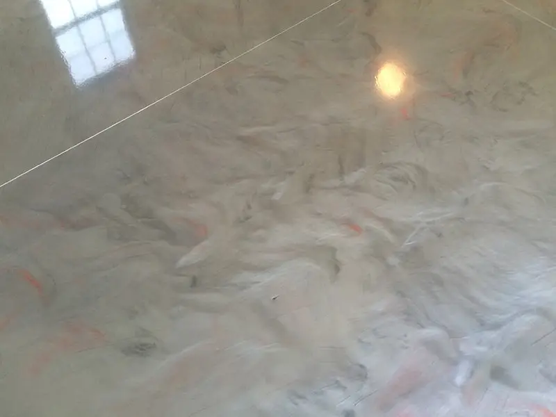polished concrete floor