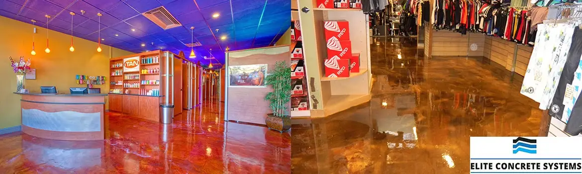 metallic epoxy floor result example